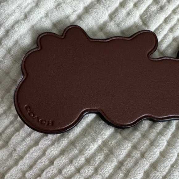 Coach Chelsea Champlain Skeleton Horse Brown Carriage Keychain - Picture 5 of 7